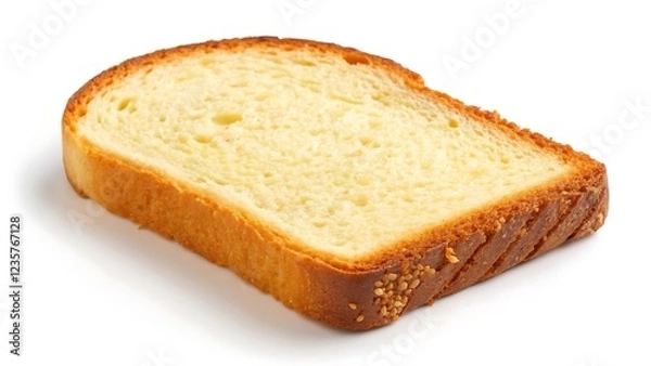 Fototapeta sliced bread isolated on white