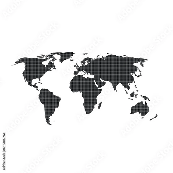 Fototapeta creative world map design vector