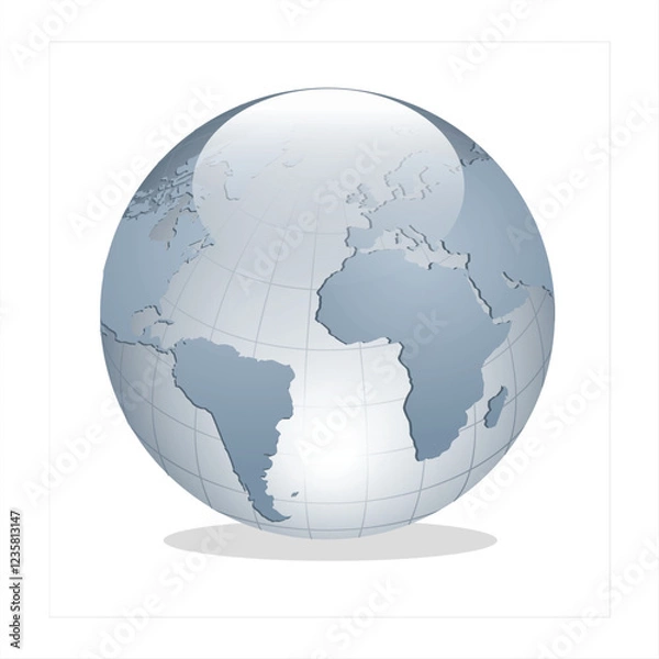 Fototapeta creative world map design vector