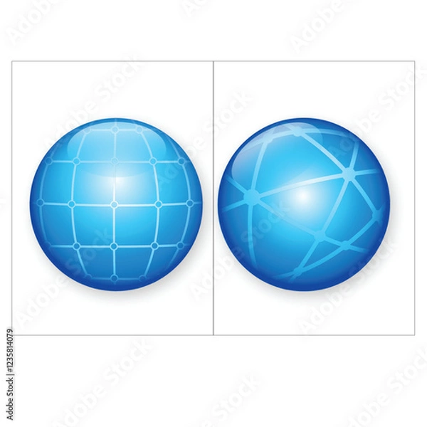 Fototapeta creative world map design vector