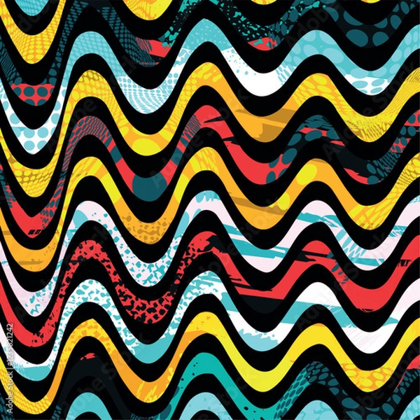 Obraz beautiful abstract colored graffiti background (21).eps