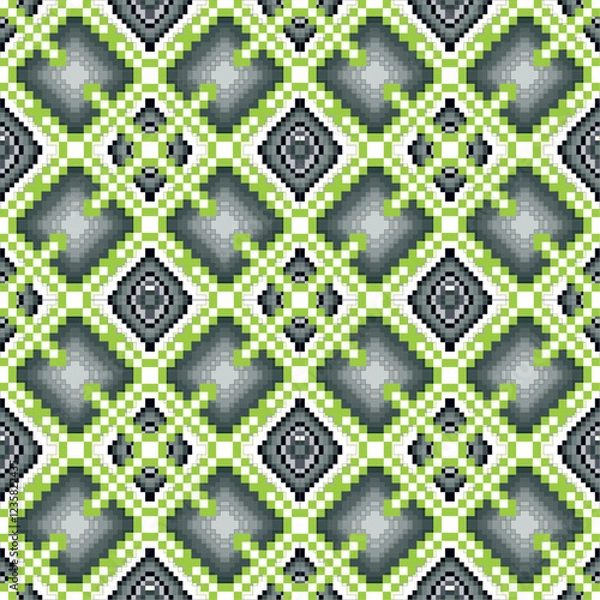 Obraz Bright abstract geometric seamless pattern in graffiti style. Quality vector illustration for your design (20).eps