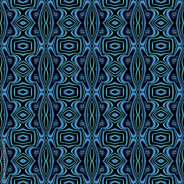 Fototapeta Bright abstract geometric seamless pattern in graffiti style. Quality vector illustration for your design (26).eps