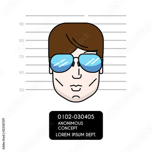 Fototapeta Anonimous man concept