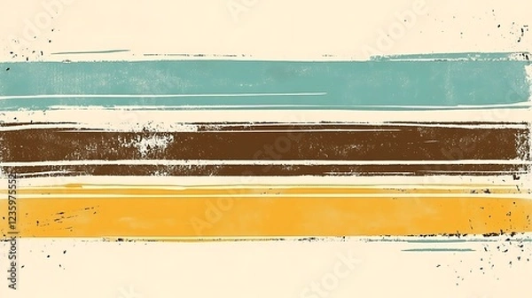 Fototapeta Abstract horizontal textured color stripes