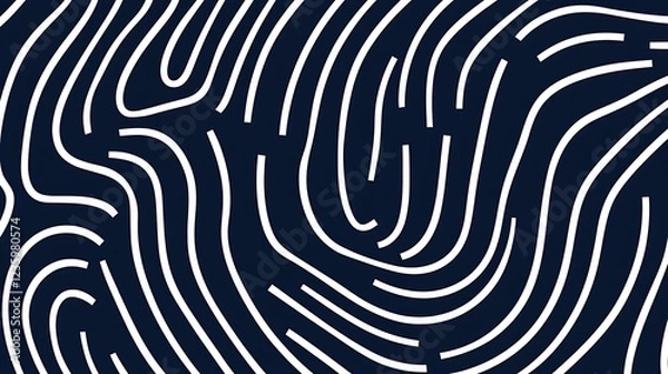 Fototapeta Abstract design, intricate lines, dark background. Suitable for wallpaper, patterns, and digital art