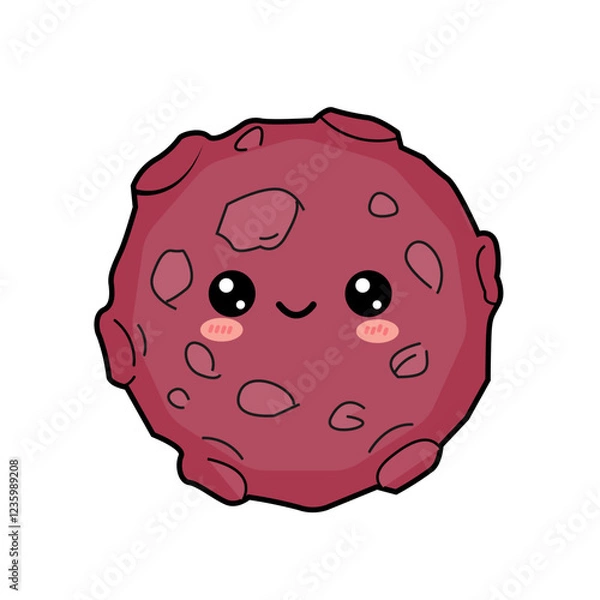 Obraz cute asteroid element