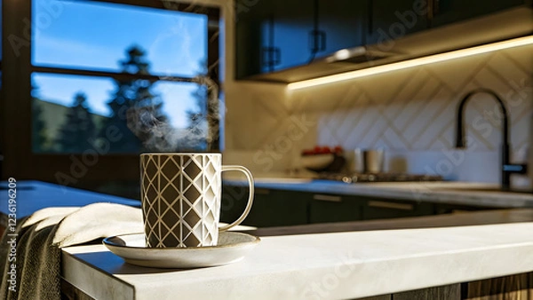 Obraz Coffee on the dining table