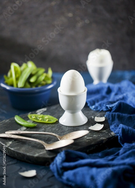 Obraz Soft boiled eggs