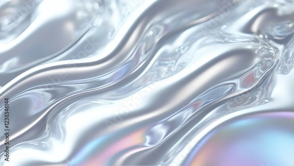 Obraz Abstraction silver background