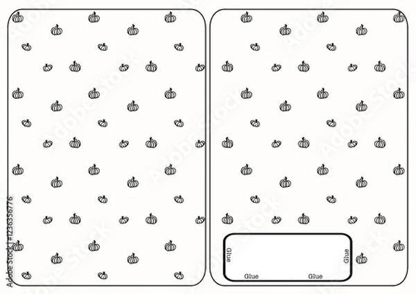 Fototapeta House for paper doll 