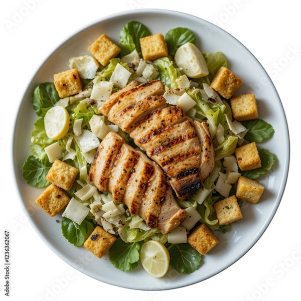 Obraz grilled meat with vegetables