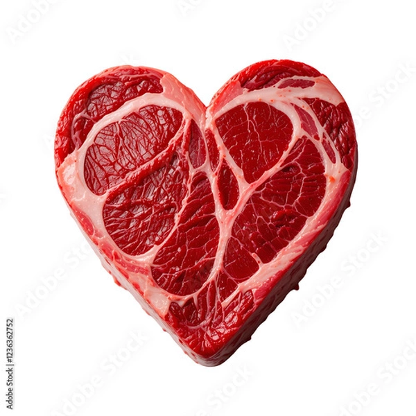 Obraz heart shaped meat