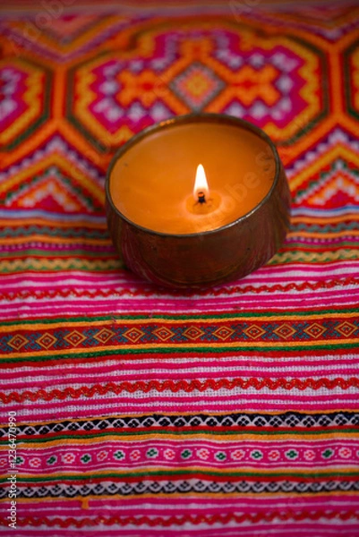 Obraz tuning fork on a fabric.