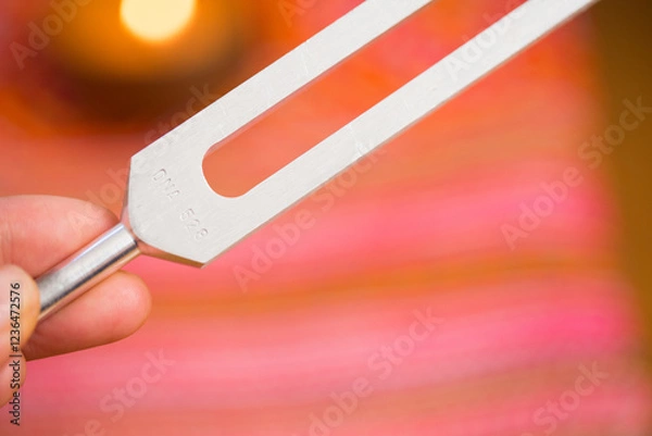 Obraz tuning fork on a fabric.