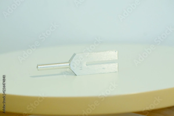 Obraz tuning fork on a fabric.