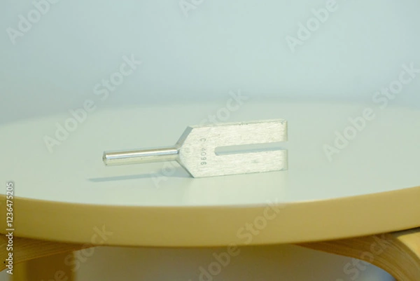 Obraz tuning fork on a fabric.