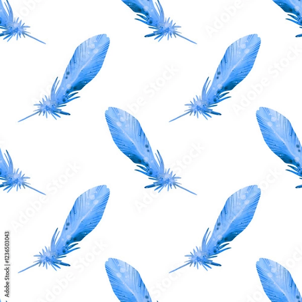 Fototapeta Pattern feathers 