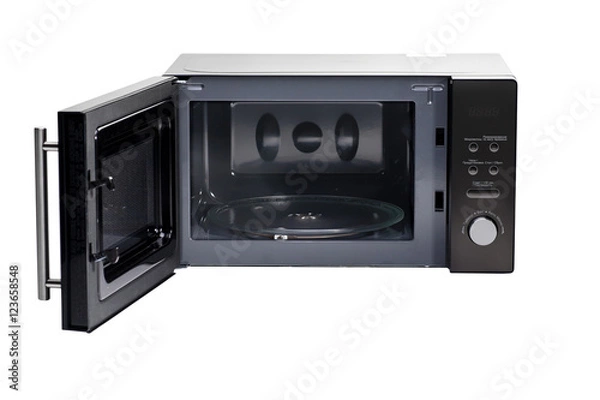 Fototapeta  open Microwave oven