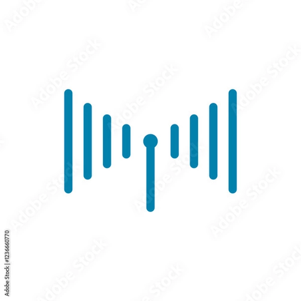 Fototapeta wifi icon vector, wifi symbol