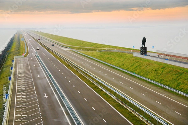 Fototapeta Afsluitdijk, Holandia