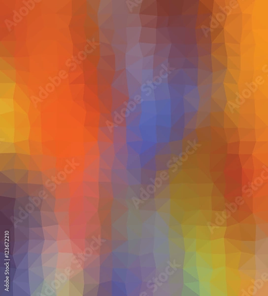 Fototapeta Multicolor triangles.