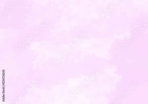 Obraz 水彩風淡いピンクの背景