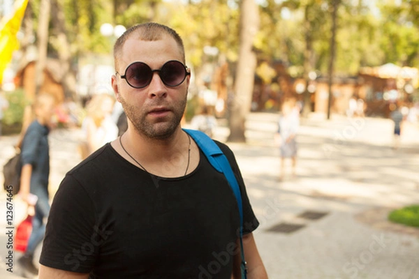 Fototapeta Man in sunglasses