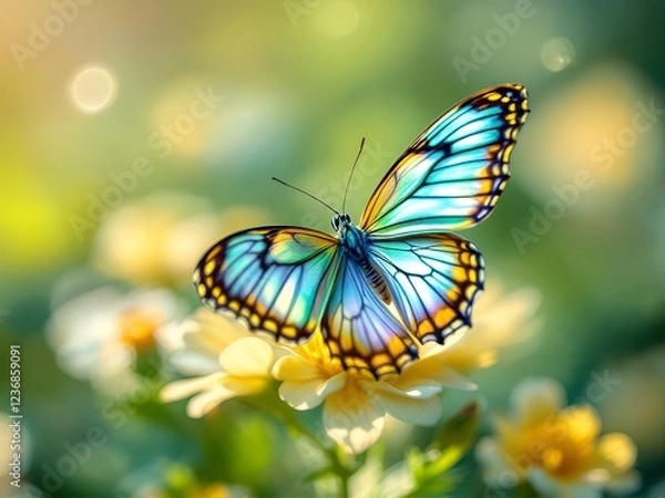 Obraz butterfly on flower