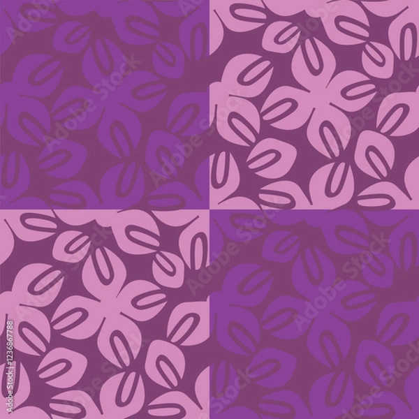 Fototapeta textile design with flower pattern image