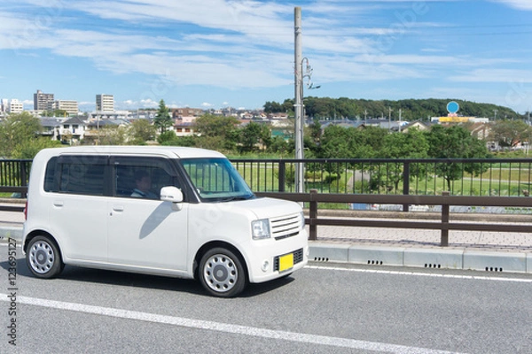Fototapeta ドライブ 乗用車