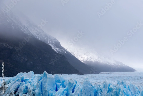 Fototapeta snow covered mountains