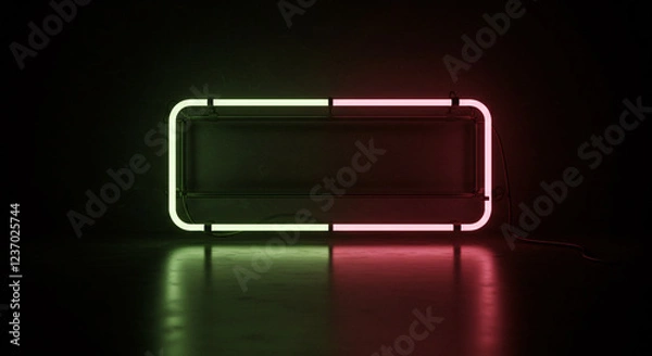 Obraz neon glow