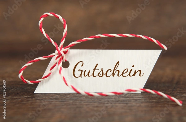 Obraz Gutschein