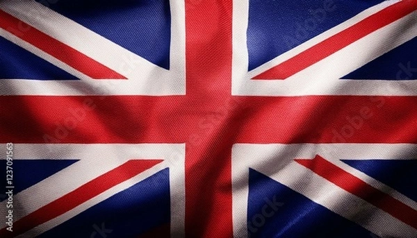 Obraz background of british national flag