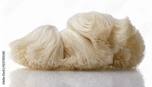 Obraz lion s mane mushroom on a white background