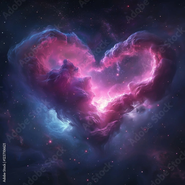 Obraz heart in space