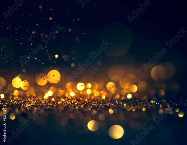 Fototapeta Light Lights Tle tło, brokat defoced Abstract Twi