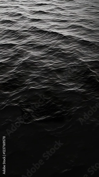 Obraz Dark Waters: Minimalist Ocean Art