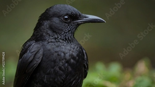 Fototapeta black bird