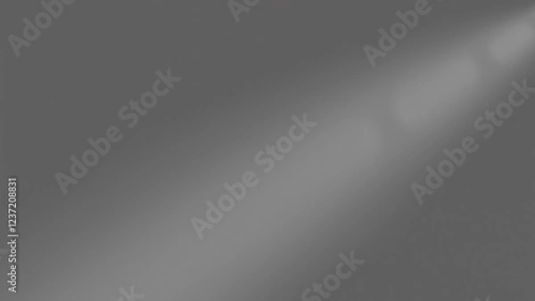 Fototapeta Abstract Gray Background with Diagonal Light Beam