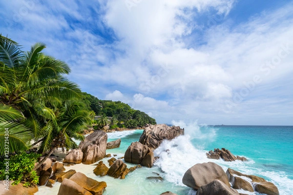 Obraz Anse Severe beach, La Digue, Seychelles