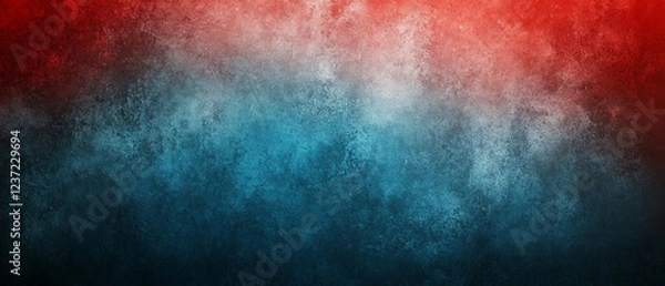 Fototapeta Abstract Red And Blue Textured Background Image