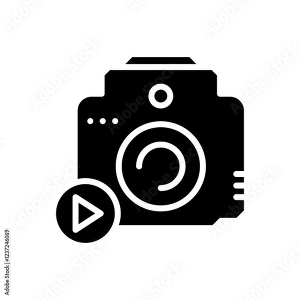 Fototapeta icon camera