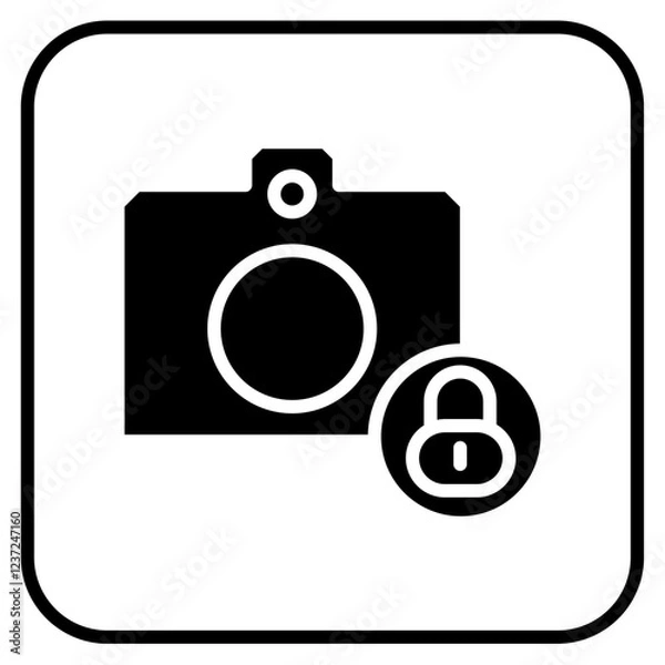 Fototapeta icon camera
