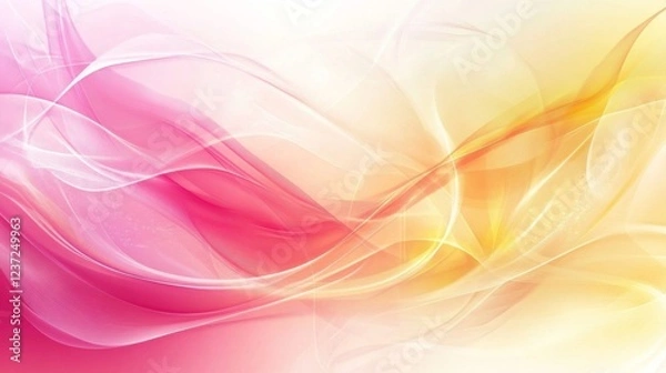 Fototapeta Abstract Colorful Flowing Waves Graphic Design