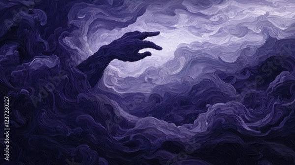 Fototapeta A stock illustration that represents the concept of The connection between body language and confidence 