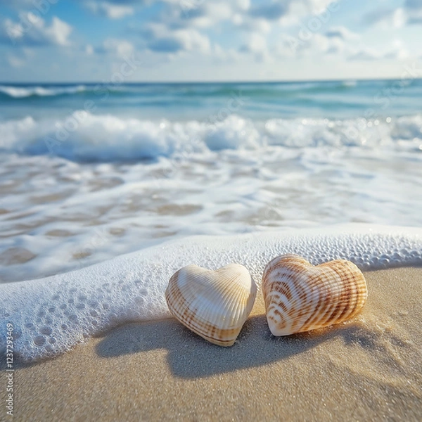 Obraz shell on the beach