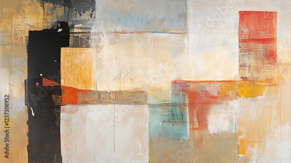 Obraz abstract brush wave background	