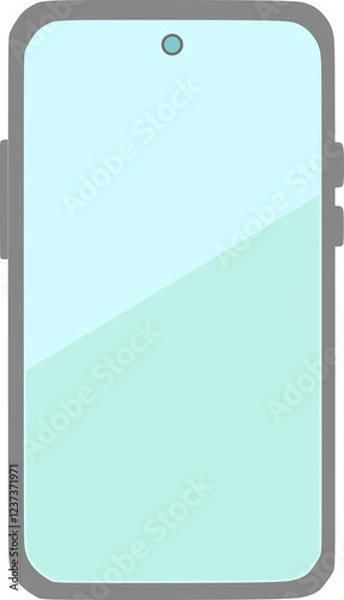 Obraz Smartphone icon on white background